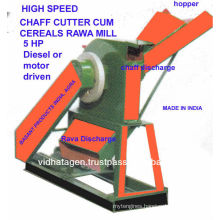 Chaff cutter cum cereal grater